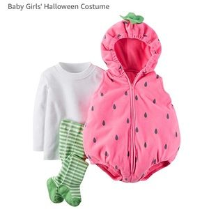 Strawberry Costume Baby Girl 3-6 month